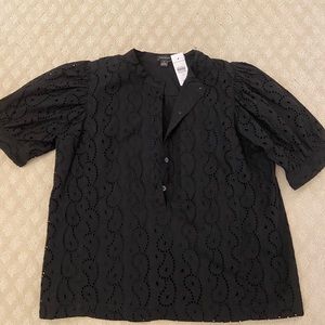 Ann Taylor Black Blouse